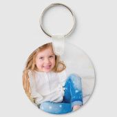 Godmoeders zijn een bloeiende foto van Floral Herf Sleutelhanger (Achterkant)