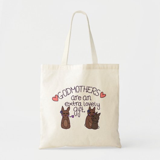 Godmoeders zijn een extra mooi cadeau tote bag (Voorkant)