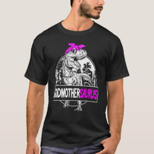 Godmoedersaurus rex Dinosaur Godmoeder Peetouders T-shirt