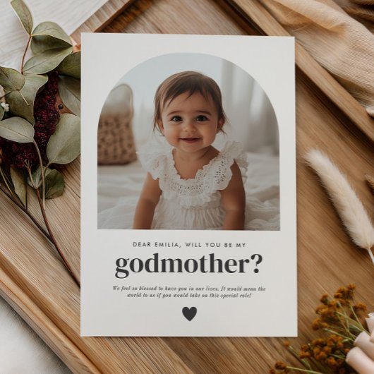 Godmother Arched Photo Proposal Kaart