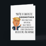 Godmother Best Gift Kaart<br><div class="desc">Apparel gifts for men,  women,  ladies,  adults,  boys,  girls,  koppels,  mom,  dad,  aunne,  uncle,  him & her.Perfect for Birthdays,  Anniversaries,  School,  Graduations,  Holidays,  Christmas.</div>