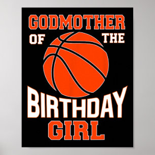 Godmother Bysketbyll Verjaardag Meisje Familie Byl Poster