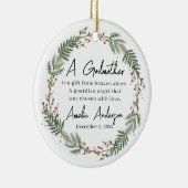 Godmother doopsel keramisch ornament (Rechts)