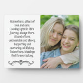 Godmother en Godchild Custom Plaque met Ezel Fotoplaat (voorkant)