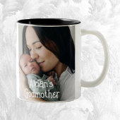 Godmother Gift! Lieve foto Tweekleurige Koffiemok