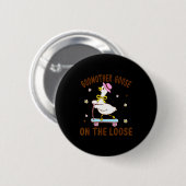 Godmother Goose On The Loose Funny Birthday Matchi Ronde Button 5,7 Cm (Voorkant /achterkant)