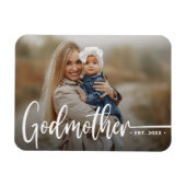 Godmother Moderne Foto Keepsake Magneet (Horizontaal)