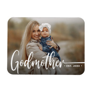 Godmother Moderne Foto Keepsake Magneet