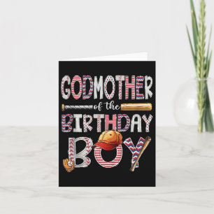 Godmother of the Birthday Boy Baseball-speler Gebo Kaart