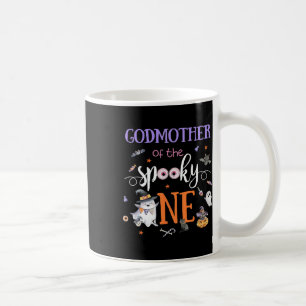 Godmother of the Spooky One Halloween Ghost 1st Y Koffiemok