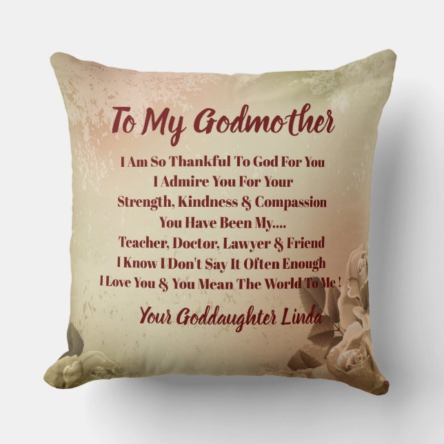 Godmother Personalize Sierkussen (Voorkant)