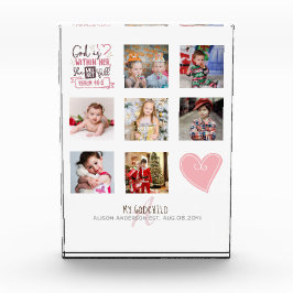 GODMOTHER PHOTO COLLAGE Gift met vers kan bewerken Fotoblokken