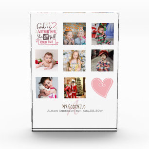 GODMOTHER PHOTO COLLAGE Gift met vers kan bewerken Fotoblokken