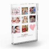 GODMOTHER PHOTO COLLAGE Gift met vers kan bewerken Fotoblokken (Links)