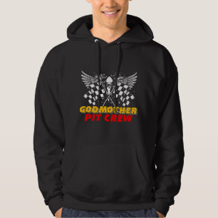 Godmother Pit Crew Raceauto Verjaardagsfeestje Mat Hoodie