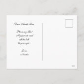 Godmother Proposal Foliage Marble Faux Gold Script Feestdagenkaart (Achterkant)