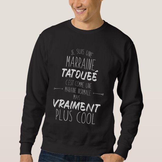 Godmother Tattoo kleding echt plus cool Trui (Voorkant)