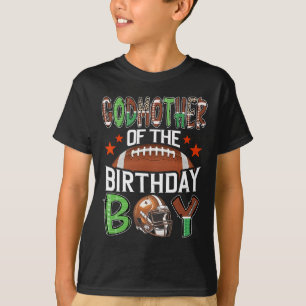 Godmother van de verjaardagsjongen Game Day Voetba T-shirt
