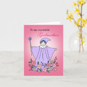 Godmother Waardering Als een moeder moederdag Kaart (Gele Bloem)