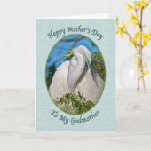 Godmother's Moederdag Kaart (Gele Bloem)