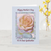 Godmother's Moederdag Kaart (Gele Bloem)