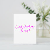 GodMothers Rock Roze Briefkaart (Staand voorkant)