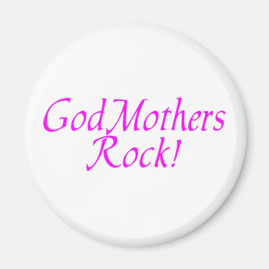 GodMothers Rock Roze Magneet (Voorkant)
