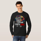 Godmothersaurus Rex Dinosaur Godmoeder Saurus Fami T-shirt (Voorkant volledig)