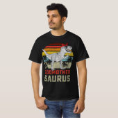 Godmothersaurus T Rex Dinosaur Godmoeder Saurus Fa T-shirt (Voorkant volledig)