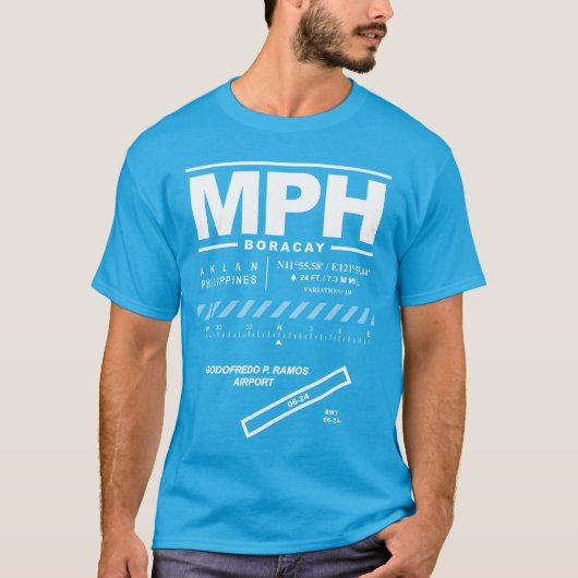 Godofredo P. Ramos Airport MPH T-shirt (Voorkant)
