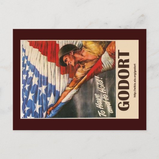 GODORT - om te hebben en te houden Briefkaart (Voorkant)