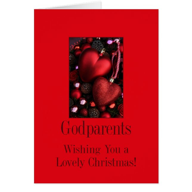 Godouders Merry-kerstkaart (Voorkant)