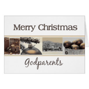 godouders Merry-kerstkaart