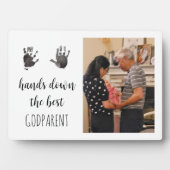 Godparent Handprint Photo  Fotoplaat (voorkant)