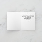 Godparent Modern - Bedankt voor je fotokaart Kaart (Binnen)