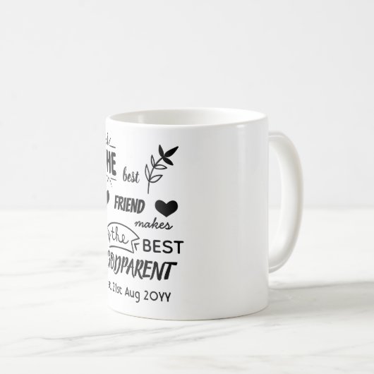 Godparent MOK Godmoeder Godfather Persoonlijk (Voorkant rechts)