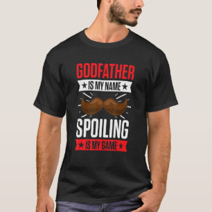 Godparent New First Time Godfather om te praten T-shirt