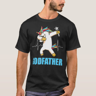Godparent nieuwe eerste keer peetmoeder sloeg t-shirt