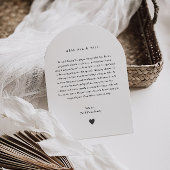 Godparents Handwritten Proposal Photo Arch Girl Kaart