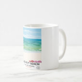 Godrevy Beach St Ives Bay Cornwall reisposter Koffiemok (Voorkant rechts)