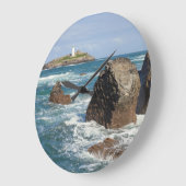Godrevy Lighthouse Large Clock Grote Klok (Hoek)