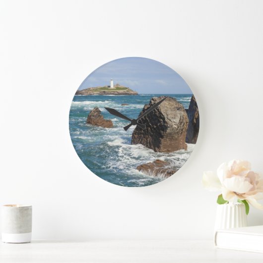 Godrevy Lighthouse Large Clock Grote Klok (Huis)