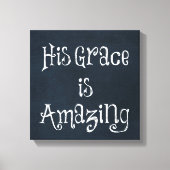 Gods Amazing Grace Quote Canvas Afdruk (Voorkant)