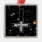 Gods Autopsy-kaneelvormig Metalen Ornament (Voorkant)