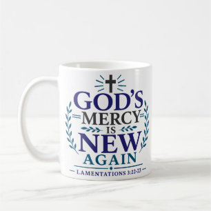 God's Barmhartigheid Is Opnieuw Dagelijkse Schrift Koffiemok