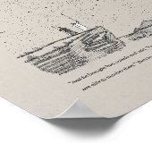 Gods belofte aan Abraham - Genesis 15:5 Poster (Hoek)