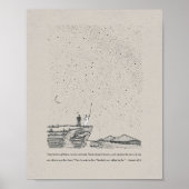 Gods belofte aan Abraham - Genesis 15:5 Poster (Voorkant)