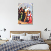Gods belofte aan Noah Genesis 8 Canvas Afdruk (Insitu (Slaapkamer))