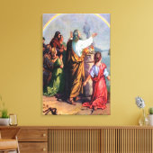 Gods belofte aan Noah Genesis 8 Canvas Afdruk (Insitu (Woonkamer))
