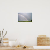 Gods belofte aan Noah in de regenboog Poster (Keuken)